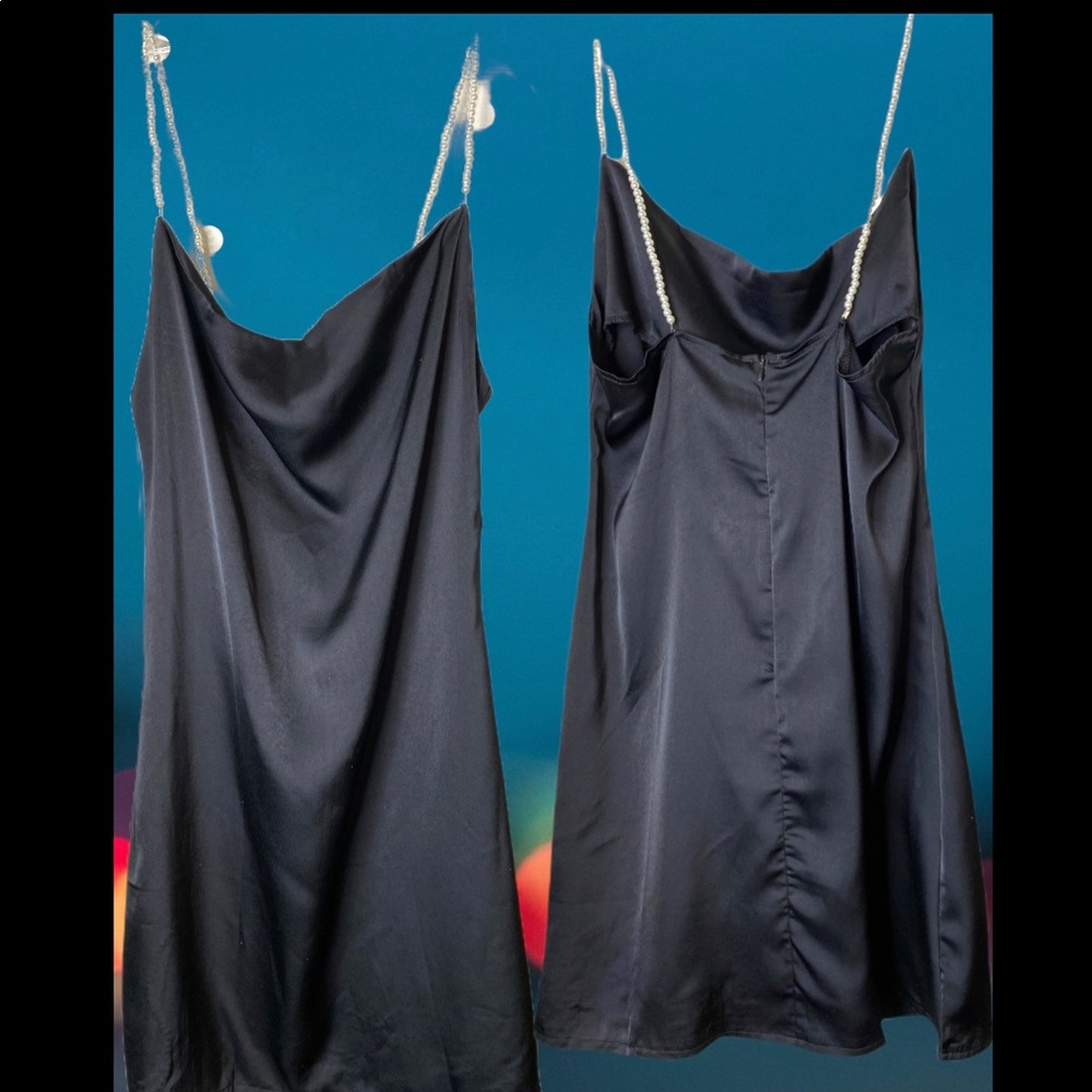 Satin Mini Dress